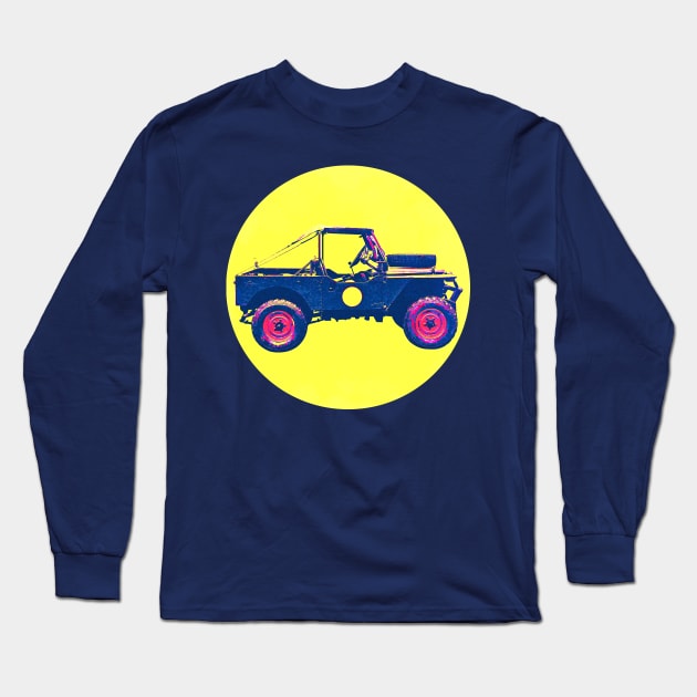 1955 Land Rover - Mavis Long Sleeve T-Shirt by LukeHarding